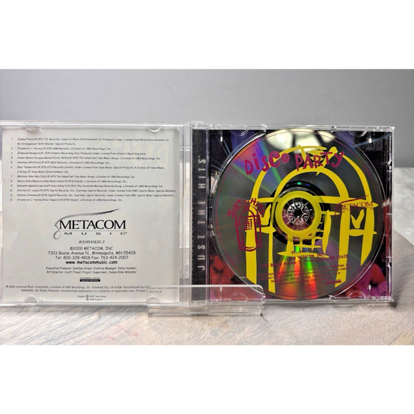 CD Disco Party Just The Hits Chic Heatwave Cher Gloria Gaynor KC & Sunshine Band - Picture 3 of 5